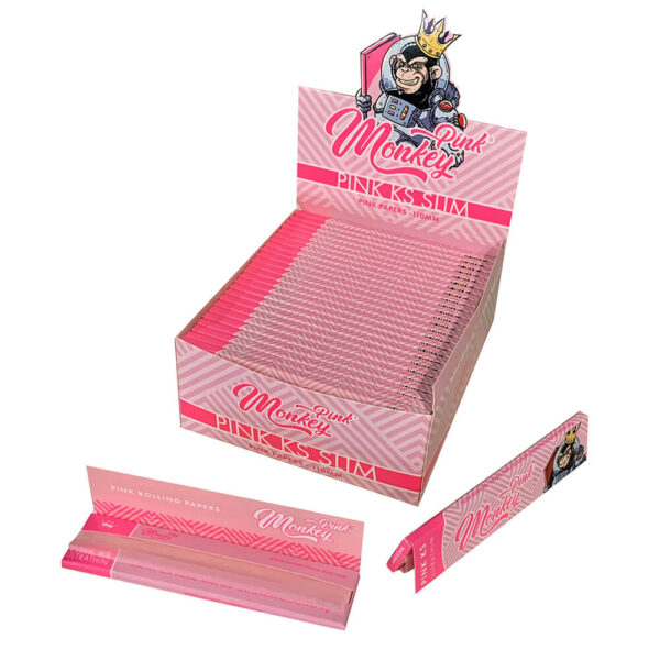 Monkey King Papel Slim King Size Rosa