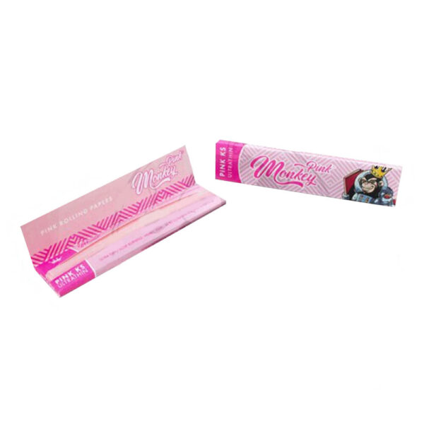 Monkey King Papel Slim King Size Rosa - Imagen 2